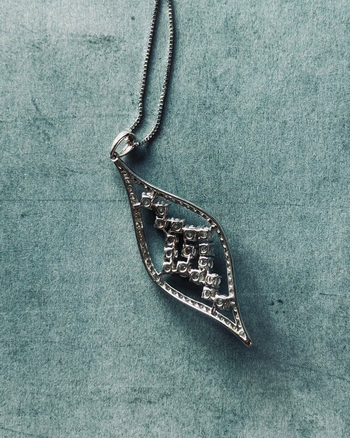 18K White Gold 1.53ct Necklace (Sale)