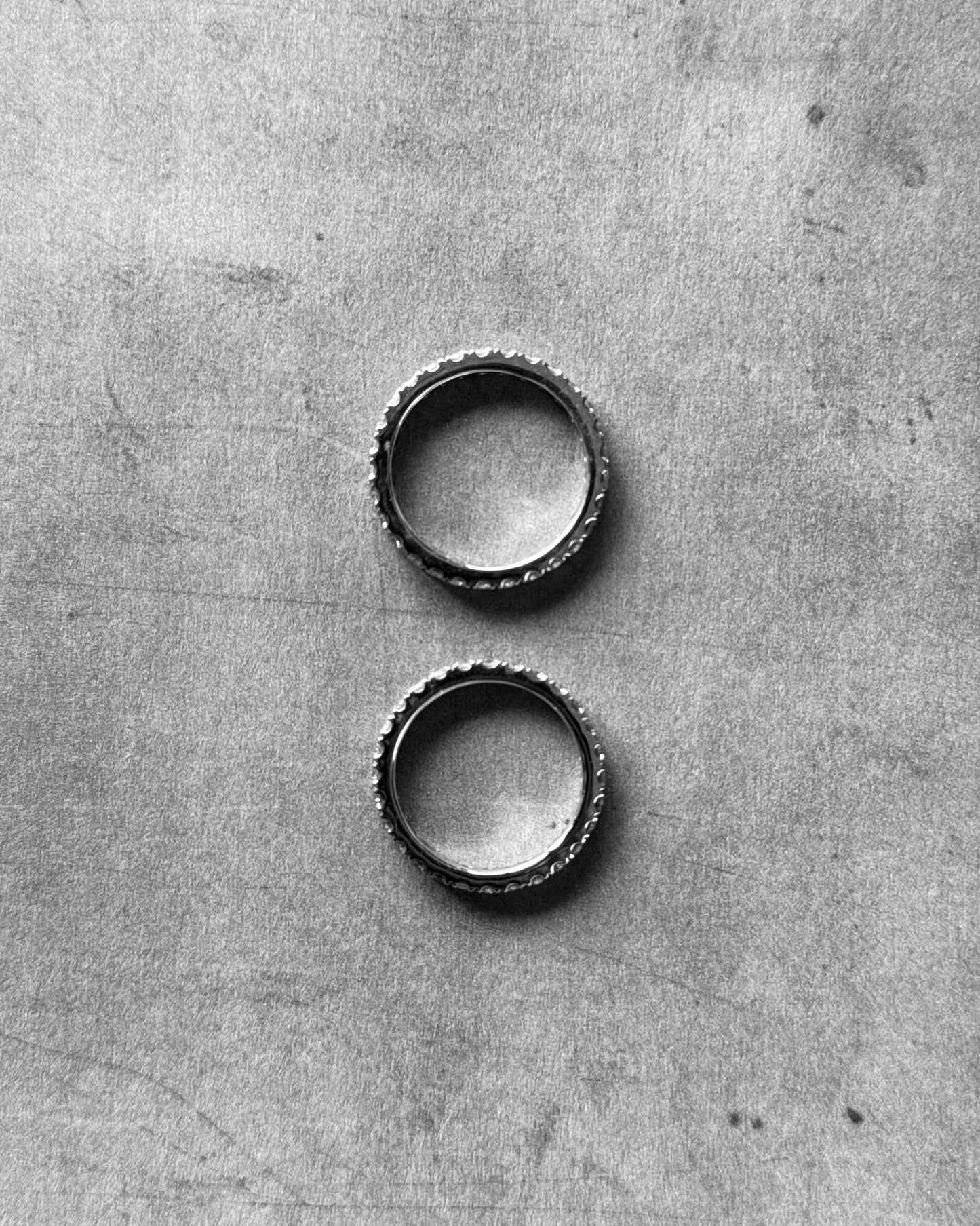 18K White Gold Full Eternity Ring 7" (Sale)