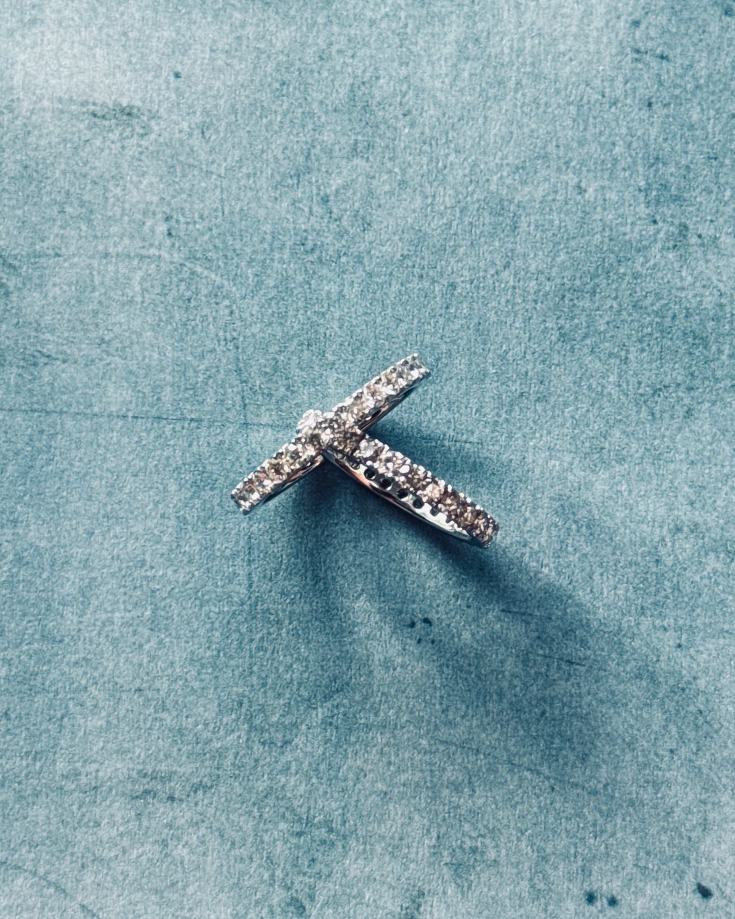 18K White Gold Full Eternity Ring 6" (Sale)