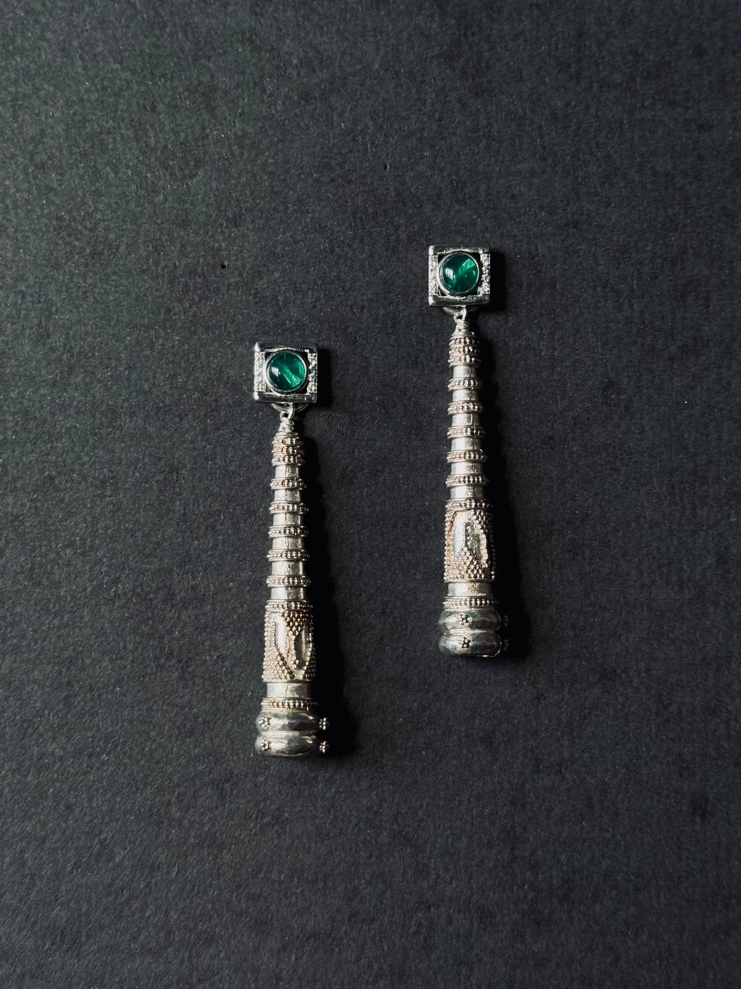 Green Pavilion Pipa Earrings