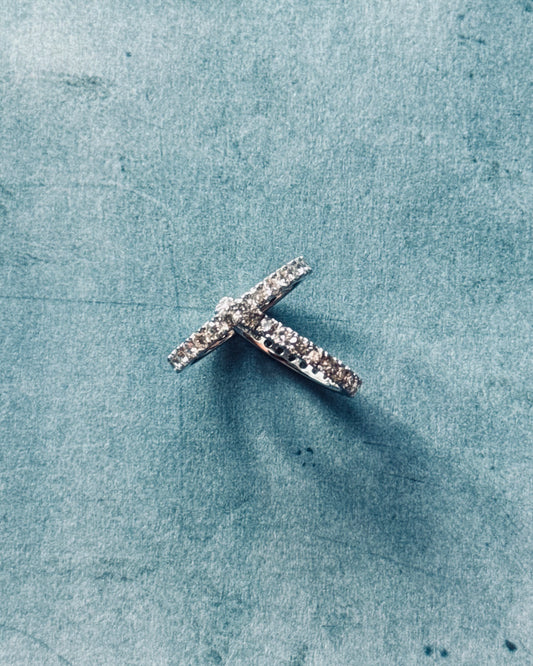 18K White Gold Full Eternity Ring 7" (Sale)