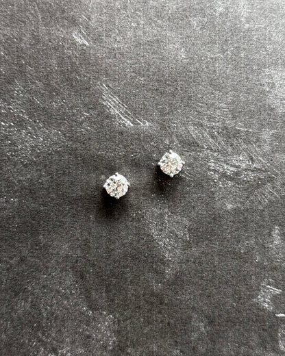 18K White Gold .50 Stud (Sale)