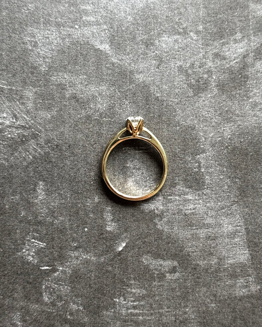 18K Yellow Gold 0.50 Diamond Ring (Sale)