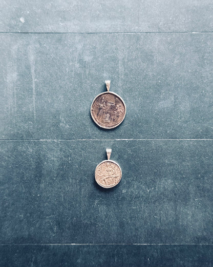 Silver Coin Pendants
