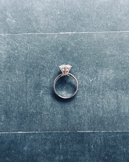 18K White Gold 3ct Diamond Ring (Sale)